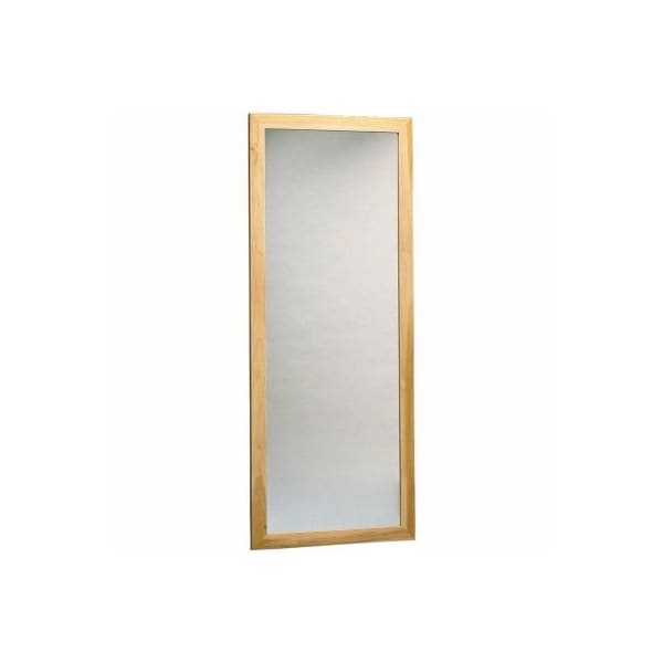 Fabrication Enterprises Plate Glass Mirror, Wall Mount, Vertical, 22"W